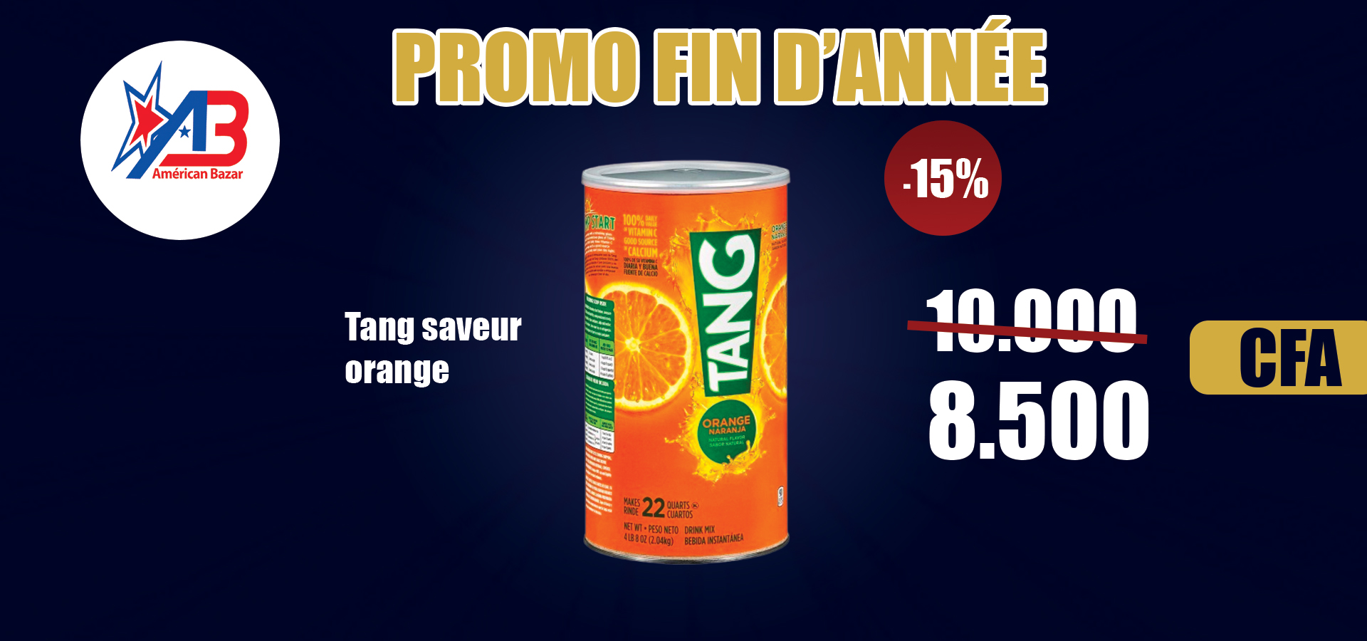 banniére tang saveur orange