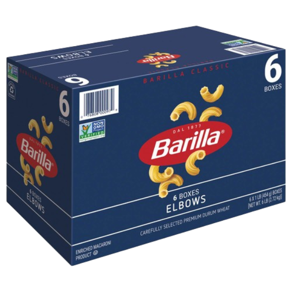 Barilla Elbows Sénégal – pâtes Gomiti en semoule de blé dur