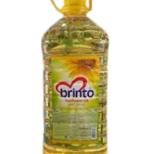 Bouteille d’huile de tournesol Brinto pour cuisson, friture et assaisonnement
