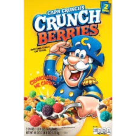 Cap’n Crunch’s Crunch Berries Sénégal – céréales au maïs et avoine sucrées aux fruits