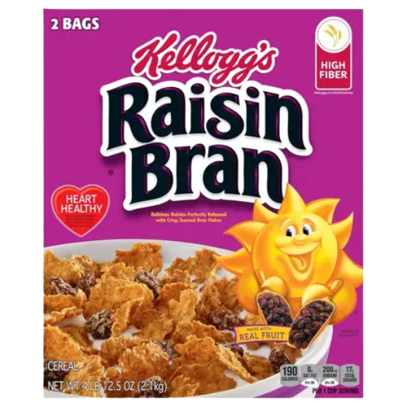 Kellogg’s Raisin Bran Sénégal – céréales au son de blé et raisins secs