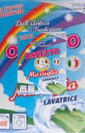 Orsetto Lavatrice Marsiglia – Détergent en poudre pour machine disponible au Sénégal