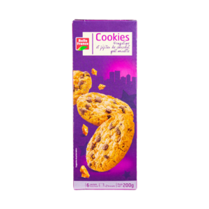Cookies à la nougatine et aux pépites de chocolat