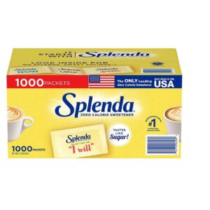 Splenda Zero Calorie Sweetener 1000 packets