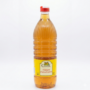 Vinaigre d'alcool coloré