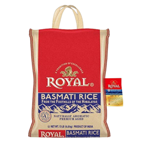 Riz Basmati Royal Authentique – Long Grain Premium des Contreforts de l’Himalaya, Parfum Délicat & Qualité Supérieure