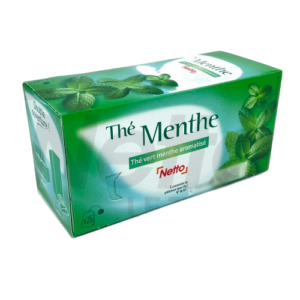 Thé vert à la menthe aromatisée x25 sachets 50g - NETTO