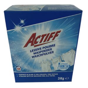 Lessive en Poudre Actiff 3,3 kg – 60 Lavages