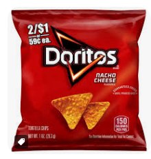 DORITOS CHIPS 28.3G