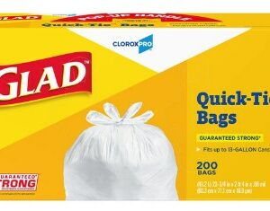 GLAD QUICK TIE 200 BAGS