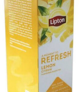 LIPTON BLACK TEA LEMON